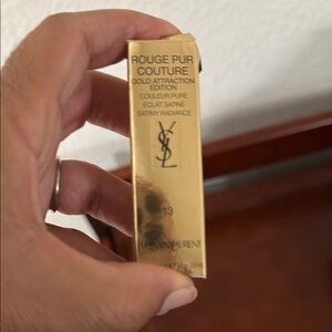 New, never used-Yves Saint Laurent Vibrant Red Lipstick with Gold Case